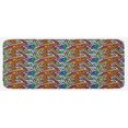 thumbnail image 1 of Geometric Kitchen Mat, Graffiti Maze Grunge Puzzle Vintage Fashion Feminine Wild Modern, Plush Decorative Kitchen Mat with Non Slip Backing, 47" X 19", Multicolor, by Ambesonne, 1 of 1