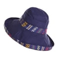 thumbnail image 1 of Gorra para el sol jinwen de ala ancha Azul profundo, 1 of 7