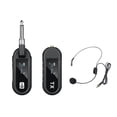 thumbnail image 2 of Micrófono de diadema con gancho para la oreja, prácticos transmisores y receptores universales, resistentes Negro, 2 of 9