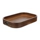 thumbnail image 1 of Rectangular Vintage Bamboo Tray For Serving Snacks In Kitchen Light Brown 1Pcs, 1 of 4