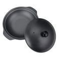 thumbnail image 4 of DINHEAROM 1Pcs Cast Iron Casserole Dish Black Color Nonstick For Chinese Style Stew Cooking, 4 of 8