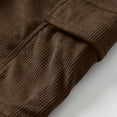 thumbnail image 7 of ctdiral Men's Corduroy Cargo Shorts Summer Loose Fit Lightweight Vintage Short Pants Casual Breathable Knee Length Shorts with Pockets, 7 of 7
