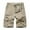 Khaki, variant on cllios Men's Cargo Shorts Plus Size Multi Pockets Shorts Outdoor Tactical Shorts Loose Workwear Cargo Shorts