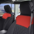 thumbnail image 4 of FH Group Neosupreme Front Bucket Seat Covers Auto Car SUV Red Black w/ Free Air Freshener - 2 Front Seats, 4 of 7