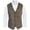 Charcoal, variant on Men's 5 Button Faux Suede Vest