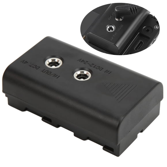Batería Batería Con Cable de Alimentación del Codo DC 7.4V Para NPF550 NPF570 PiZas de Monitor NPF970