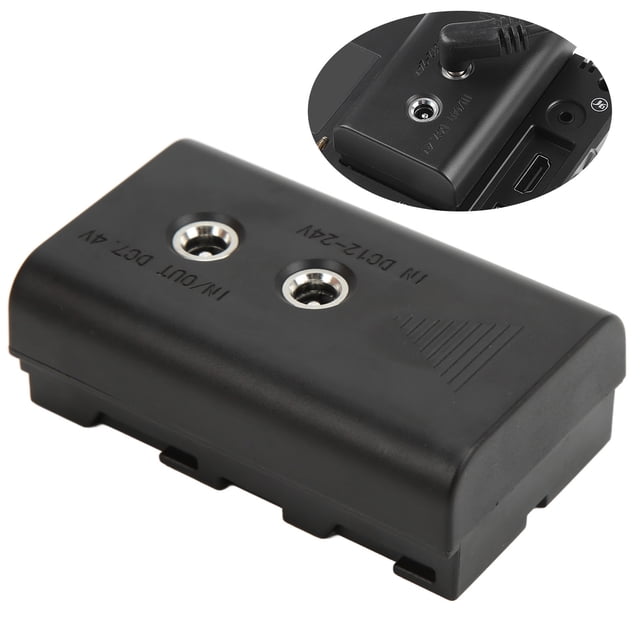 Batería Batería Con Cable de Alimentación del Codo DC 7.4V Para NPF550 NPF570 PiZas de Monitor NPF970