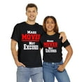 thumbnail image 7 of DJH Apparel | Make Moves Not Excuses Motivational Unisex T-shirt, 7 of 7