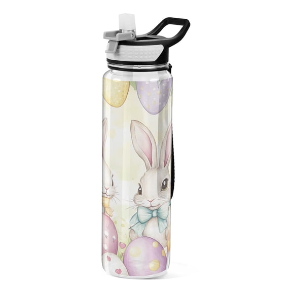 BZSMCE Sport Bottle Bunny Bliss Outdoor sports Water Bottle Size: 10.4x3in