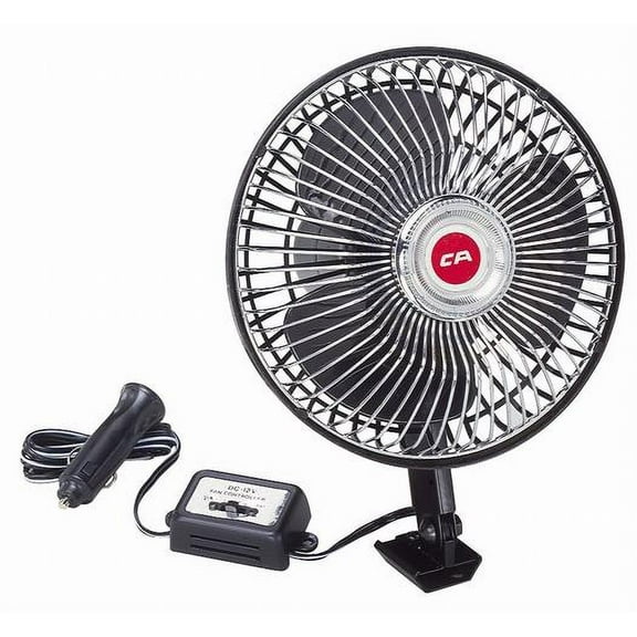 Custom Accessories 40009 Two-Speed Oscillating Fan with On/Off Switch, Each