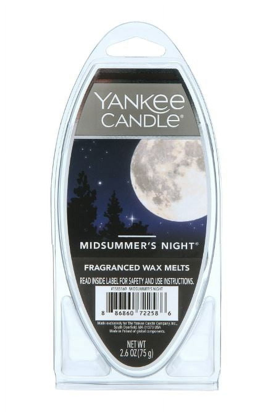 Yankee Candle Midsummer's Night Fragranced Wax Melts, 2.6 oz Pack of 2