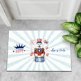 thumbnail image 4 of Happy 4th of July Patriotic Samoyed Marching Band Uniform Balloons Fireworks Doormat Siberian Sammy Dog Lover Indoor Outdoor Welcome Mat - 13009, 4 of 5