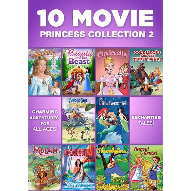 10 Movie Princess Collection 2 (DVD) - Walmart.com