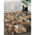 thumbnail image 3 of Ahgly Company Machine Washable Indoor Rectangle Transitional Bakers Brown Area Rugs, 4' x 6', 3 of 7
