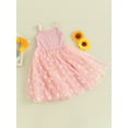 Baby Girls Summer Dress Daisy Print Mesh ALine Princess Dress
