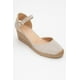 thumbnail image 1 of Aldea - Alpargatas de plataforma de ante beige beige 22.5 CM, 1 of 6