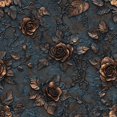 thumbnail image 1 of Papel tapiz LaiTique Baroque Rose Floral Bronce 45x300 cm, 1 of 9