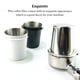 thumbnail image 5 of Bewildely Taza de café en polvo, contenedor de buen sellado a prueba de polvo, portafiltro, suministros de viaje, utensilios de cocina, accesorios para Juegos de servir café y té Negro 58 mm Bewildely HA066176-03, 5 of 6