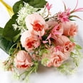 thumbnail image 2 of Rosa artificial Bonquet Matrimonio Flor falsa Adorno Adorno floral para el hogar Suministro 2 piezas Inevent HA8019-00B, 2 of 6