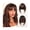 HLH1005-2, variant on Clip in Bangs 100% Human Hair Extensions Blonde Bangs French Thick Bangs Clip on Bangs