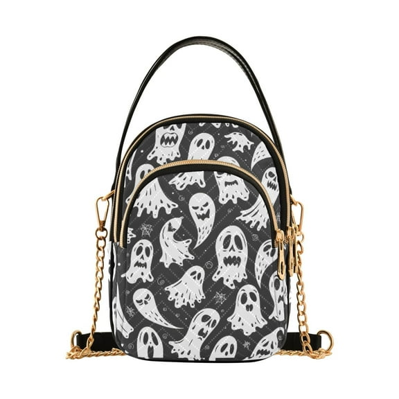 joogoo Women Halloween Devils Chain Crossbody Bags Shoulder Handbag Phone Purse