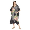 thumbnail image 2 of Gypsie Blu Women Long Kaftans Summer Loose Caftan Dress Evening Casual Ladies Dresses Online, 2 of 7