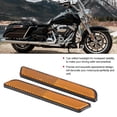 thumbnail image 4 of Pegatinas reflectoras 2 piezas Moto Amarillo Plástico Impermeable Motocicleta Freno Se?al de parada Luz de se?alización Pegatinas reflectantes Kit Seguridad de visibilidad nocturna Ecomeon no, 4 of 5