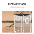thumbnail image 3 of Reptile Box Acrylic Lizard Box Transparent Reptile Breeding Box Home Reptile Pet Tank, 3 of 9