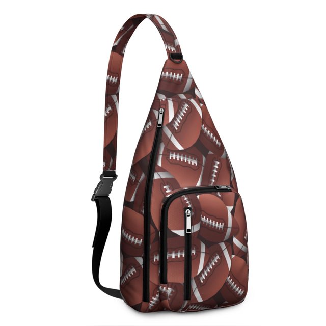 Athletic Journey Sling Backpack - Water-resistant Shoulder Bag for Baseball, Soccer & Competition Gear