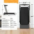 thumbnail image 6 of 7.5MPH Black Walking Pad, 40" x 15.8" Folding Treadmill for Home, 300LBS Capacity with 55dB Quiet Run & 5-Layer Shock Absorption, 6 of 6