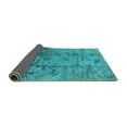 thumbnail image 2 of Ahgly Company Indoor Rectangle Oriental Turquoise Blue Industrial Area Rugs, 8' x 12', 2 of 4