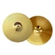 thumbnail image 3 of 2 piezas Jazz Drum Crash Cymbal Hi Hat Cymbals, Aleación Instrumentos de percusión tradicional Cymbals de batería, Practice Cymbal, 3 of 9