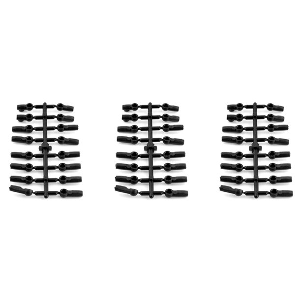 3x M3 tapa de junta esférica de extremo de barra de acoplamiento 4,8mm 5mm para 3racing Sakura S Xi Xis D4 D5 Ultimate Advance 1/10