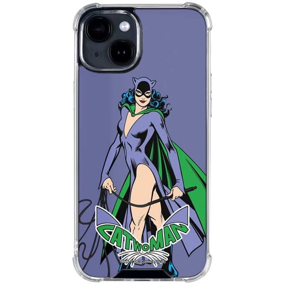 Skinit DC Comics Batman Catwoman Classic Art Pose iPhone 14 Clear Case