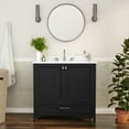 thumbnail image 4 of Flash Furniture FFIR36194WH 36" Free Standing Single Basin Vanity Set - White, 4 of 7
