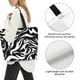 thumbnail image 3 of Balery Leopard And Zebra 2 Bolsa Tote Estilo Estético con Cremalleras, Bolsa de Hombro, Bolsa de Compras Grande y Plegable, 3 of 8