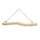 thumbnail image 3 of Gancho para ramas de madera flotante, fácil de usar, con cuerda de cordel, estilo rústico. doblar, 3 of 9