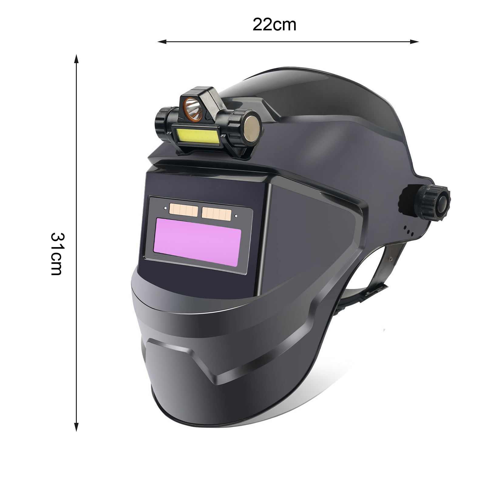 Welding Face Guard Facial Burn Welding Helmet with Auto-dimming Heat-resistant Face Guard  Blocking Uv Rays Versatile Welding for Welders