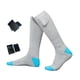 thumbnail image 2 of Calcetines calefactables para hombre, ideales para el frío invierno. Gris y azul, 2 of 6