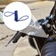 thumbnail image 3 of 1 Pcs Candado de Disco de Motocicleta Azul Cable Universal Antirrobo Reemplazo de Candado de Rueda, 3 of 7