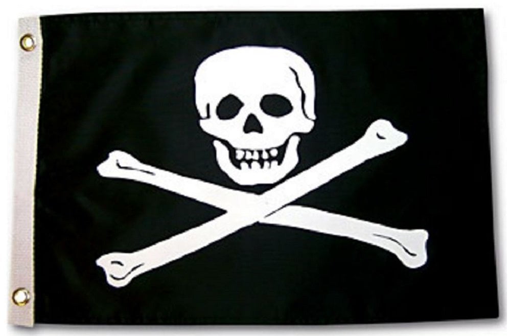 Download Pirate Jolly Roger Outdoor Garden Flag 12X18in, Home and ...