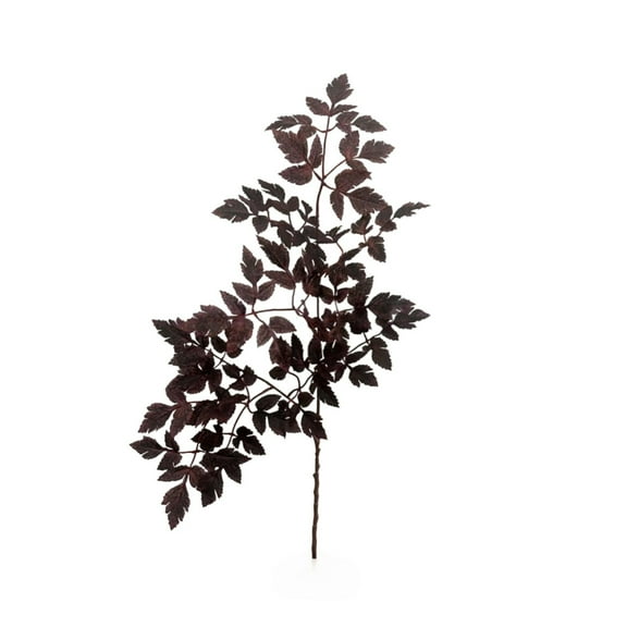 24-Piece Faux Maple Leaves Sprigs, Artificial Fall Maple Branches for Home Vase Wedding Garden Farmhouse Table Mantel Decor (18 Inches)