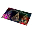 thumbnail image 2 of Nkmbld Christmas Front Door Mat, Christmas Floor Mat Holiday Decoration Entrance Hall Bedroom Living Room Delicate Edging Non Slip Foot Mat, 2 of 8