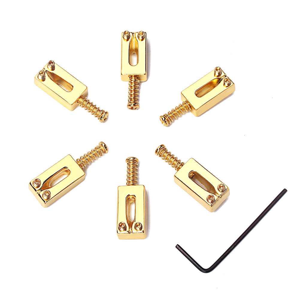 Frcolor Guitar Saddles Saddle Bridge Tremolo Electric Acoustic Roller