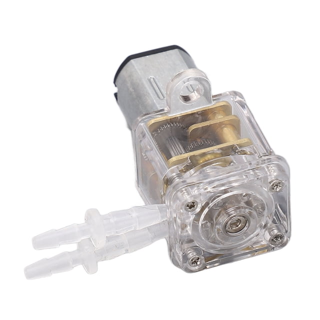 Micro Peristaltic Pump, Metal Self Priming, Transparent Shell, DC Brush Motor, Three Rollers For Water Pump, Beauty Instrument Accessories, Equipment Accessories