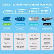 INTEX Rectangular Frame 8.5ft x 26in Above Ground Swimming Pool