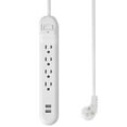 thumbnail image 1 of onn. 4 AC Outlets 2 USB Ports 500 Joule Surge Protector, 1 of 4