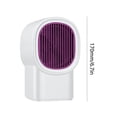 thumbnail image 4 of Calentador De Ventilador De Escritorio Ventilador de calor de calentamiento rápido portátil Tope de inclinación silencioso de cerámica para invierno (EU blanco), 4 of 7