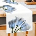 thumbnail image 1 of Newhomestyle Tulip Floral Table Runner, for Wedding Holiday Party Wildflower Plants Tabletop Decor13x72 inch, 1 of 7