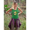thumbnail image 2 of Tropical Treetops Racerback Tank Women -Grace Popp Designs, Female Small, 2 of 4